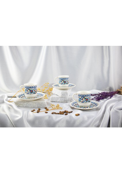 İkili Kur'an-ı Kerim'li Kadife Kutulu Porselen Fincan Takımı modelleri