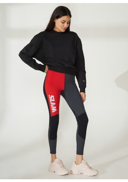 Tayt, L, Siyah - Gri - Kırmızı fiyatları