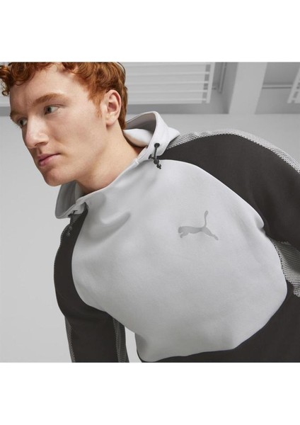 Evostrıpe Hoodie Erkek Eşofmanüstü Gri S-Xxl