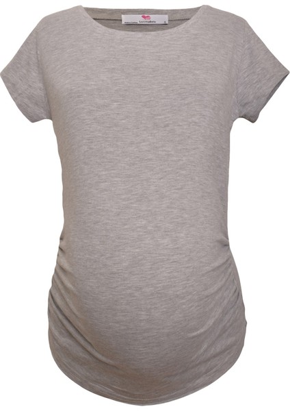 Maternity 2009_2015 Pamuklu Hamile (9 Renk Mevcut) T-Shirt