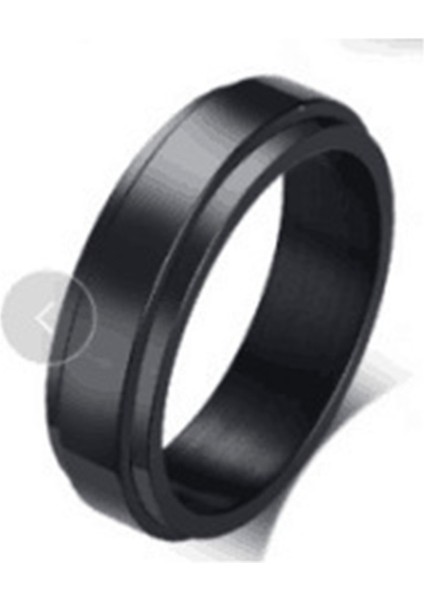 1 Adet, Stres ve Anti-Anksiyete Yüzük Takı Rahatlatmak Için Titanyum Çelik Döner Halka (Yurt Dışından)