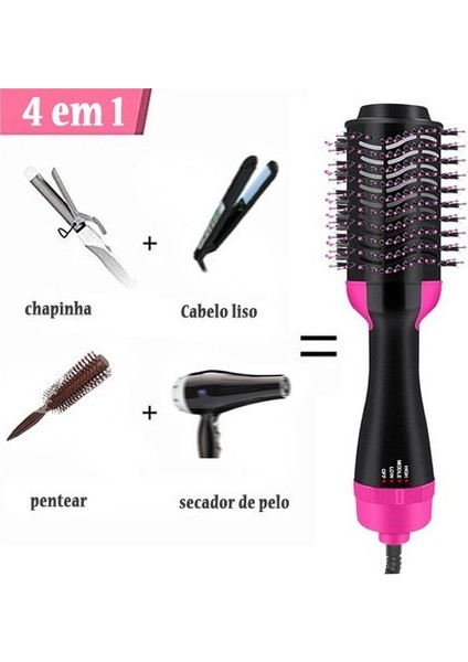 Çok Fonksiyonlu Sıcak Hava Düzleştirme Tarak Saç Kurutma Makinesi (Yurt Dışından)