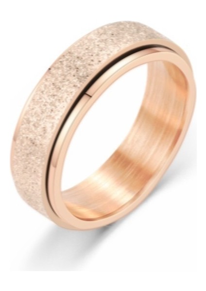 1 Adet, Stres ve Anti-Anksiyete Yüzük Takı Rahatlatmak Için Titanyum Çelik Döner Halka (Yurt Dışından)