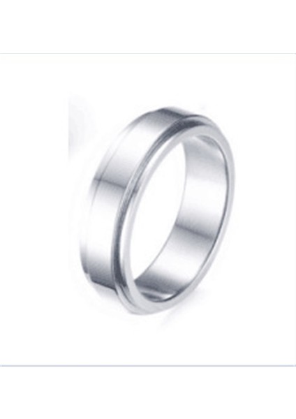 1 Adet, Stres ve Anti-Anksiyete Yüzük Takı Rahatlatmak Için Titanyum Çelik Döner Halka (Yurt Dışından)