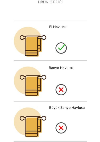 Lavin %100 Premium Cotton El Havlusu 50x90cm