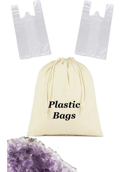 Ham Bez Organizer Plastic Bags Poşet Torbası 30 x 40 cm