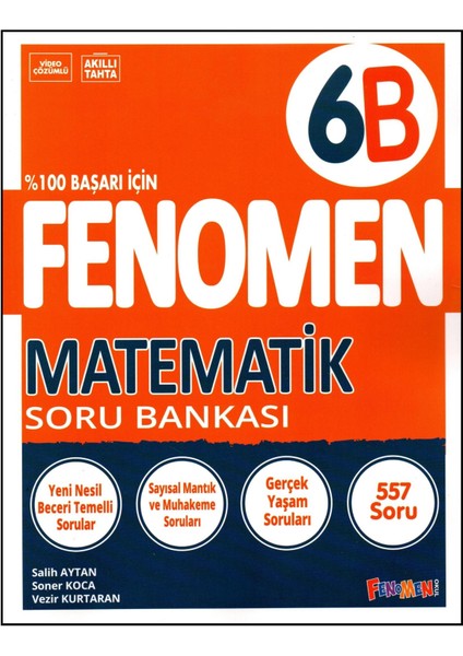 Fenomen 6. Sınıf Matematik Soru Bankası (B)