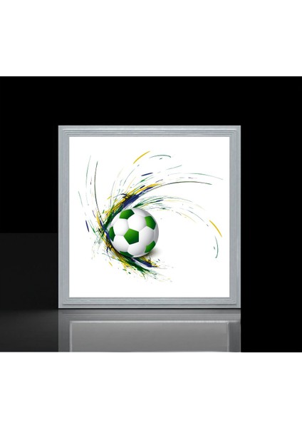 Yeşil Top 60X60 Çocuk Odası Avize Modelleri, 54WAT Led, Tavana Model Avize, Çocuklar Için Yeşil Top Avize