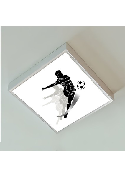 Futbolboys 60X60 Çocuk Odası Avize Modelleri, 54WAT Led, Tavana Model Avize, Çocuklar Için Futbolboys Avize modelleri