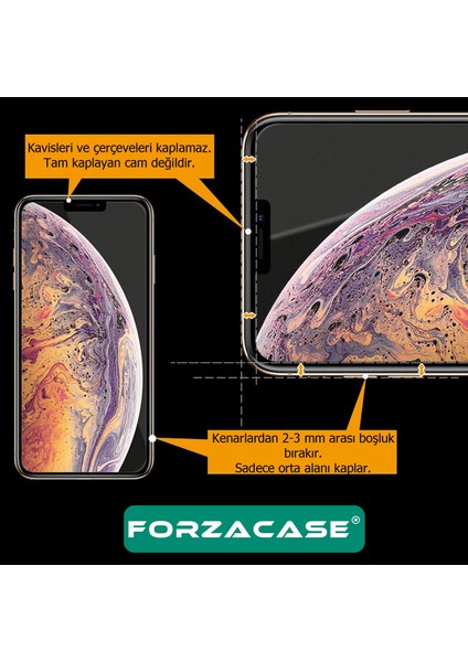 iPhone 14 ile Uyumlu Temperli Kırılmaz Cam Ekran Koruyucu - FC002