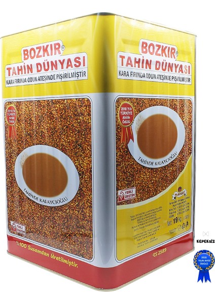 Kepeksiz Bozkır Tahini 19 kg Teneke