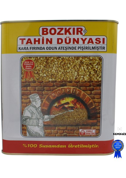 Kepeksiz Bozkır Tahini 1750 Gr. Teneke