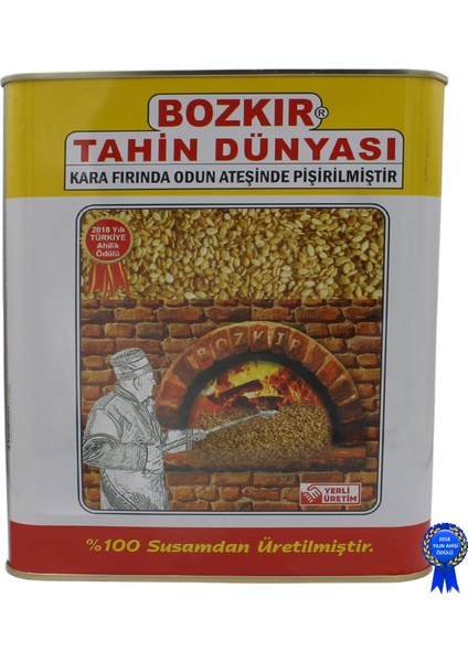 Kepekli Bozkır Tahini 1750 Gr. Teneke