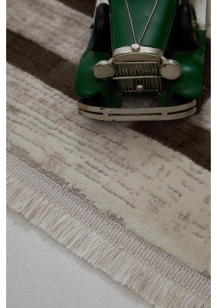 Çam Halı Miras 6813 Kahve Enti Halı Modern Desenli Makine Halısı