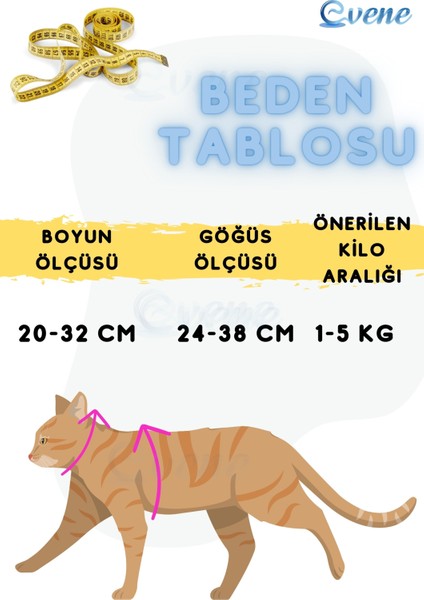 Kedi Tasması Kedi Gögüs Bel Ayarlanabilir Tasma Mavi modelleri