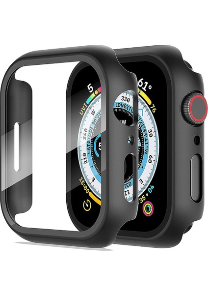 Apple Watch 41MM Önü Kapalı Ekran Korumalı Sert Rubber Kılıf - FC015