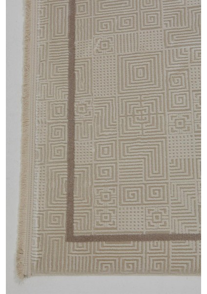 Çam Halı Miras 6812 Kahve Enti Halı Modern Desenli Makine Halısı