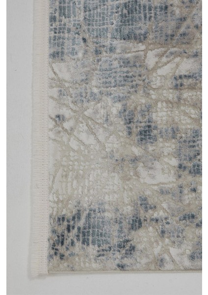 Çam Halı Eliza 4320 Mavi Enti Halı Modern Desenli Makine Halısı