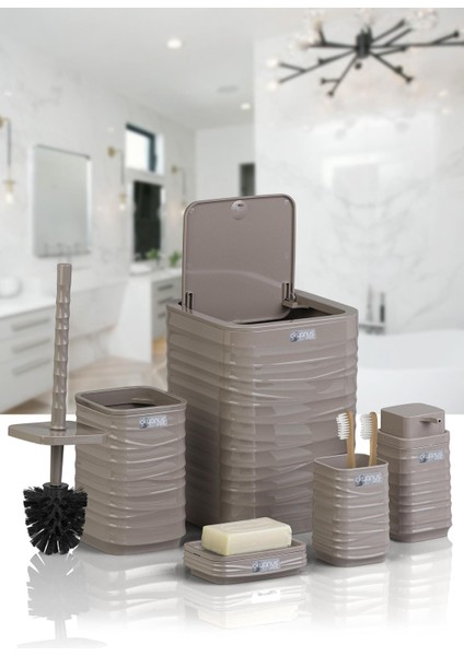 Luna Vizon Kare 5'li Banyo Seti