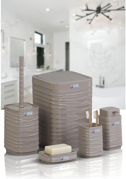 Luna Vizon Kare 5'li Banyo Seti