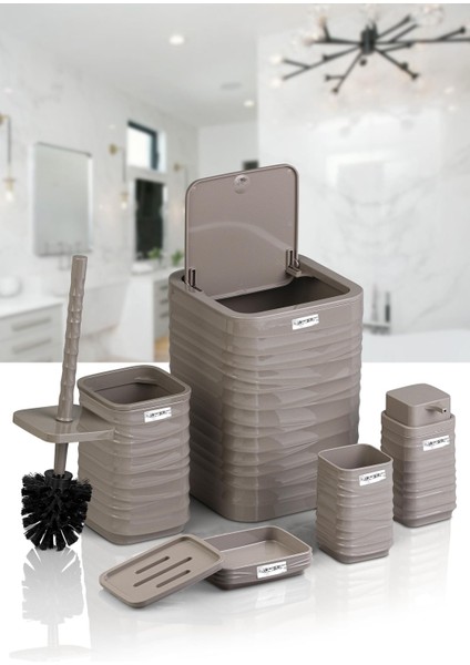 Luna Vizon Kare 5'li Banyo Seti