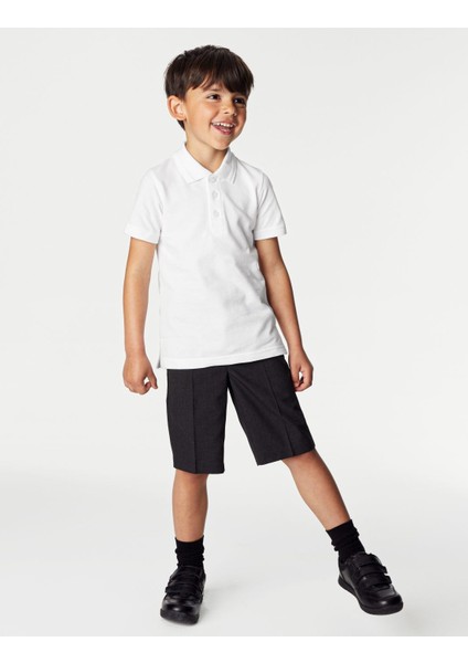 Pamuklu 2'li Polo Yaka T-Shirt