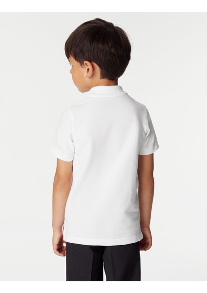 Pamuklu 2'li Polo Yaka T-Shirt modelleri
