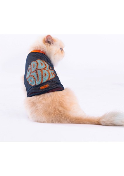 Cool Dude Mesh Kedi Köpek Tişörtü - Kedi Köpek Kıyafeti Large