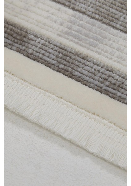 Çam Halı Lavin 4801 Gri Enti Halı Modern Desenli Makine Halısı
