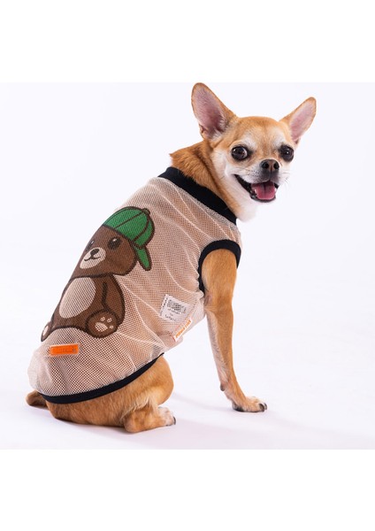 Bear Mesh Kedi Köpek Tişörtü - Kedi Köpek Kıyafeti Medium
