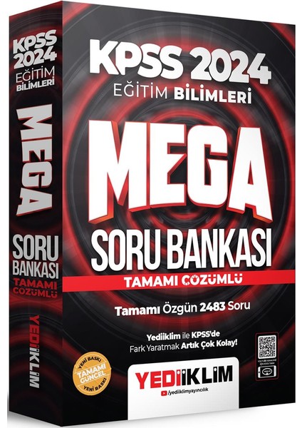 2024 KPSS Eğitim Bilimleri Mega Tamamı Çözümlü Soru Bankası