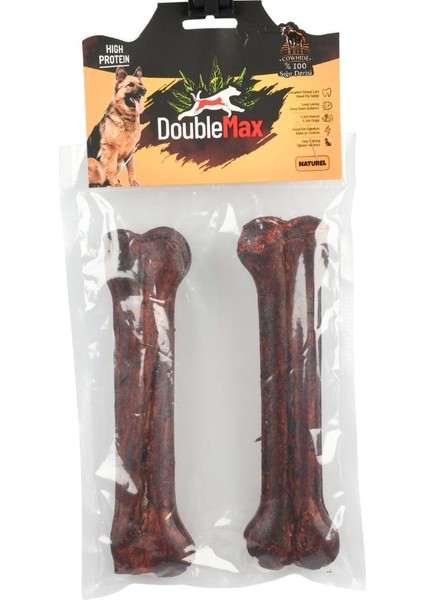 Doublemax Barbekülü Press Kemik Köpek Ödülü 22 cm - 2'li