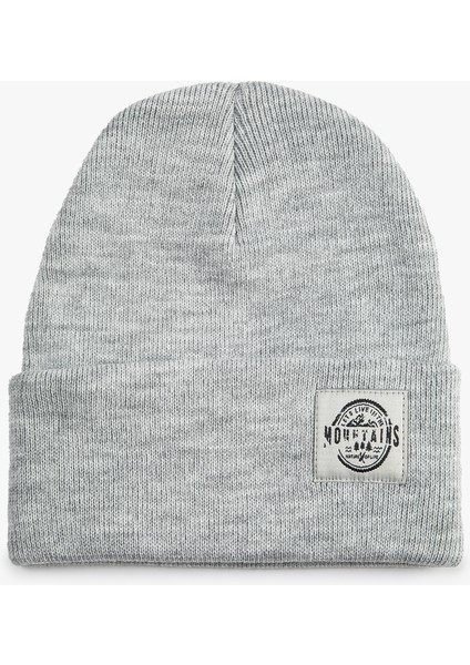 Basic Bere Manzara Etiket Baskılı Katlama Detaylı