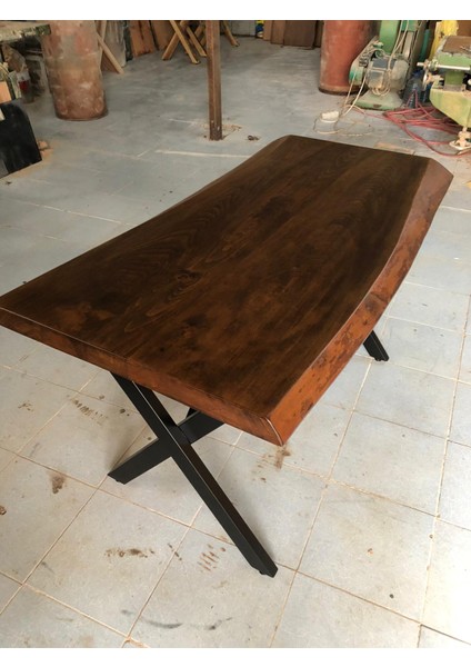 Kütük Masa Ceviz Rengi 120X75.CM