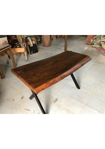 Kütük Masa Ceviz Rengi 120X75.CM