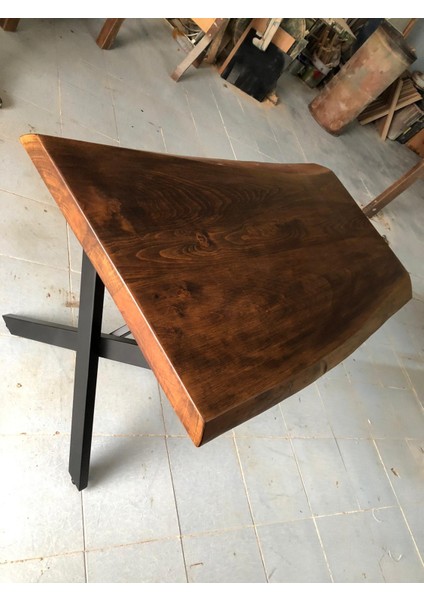 Kütük Masa Ceviz Rengi 120X75.CM