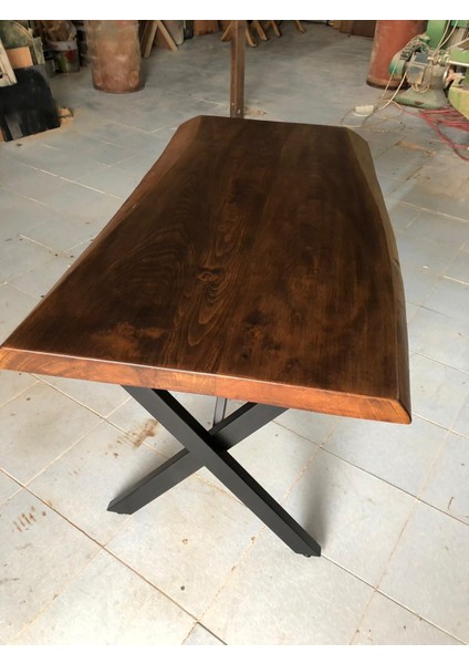 Kütük Masa Ceviz Rengi 120X75.CM