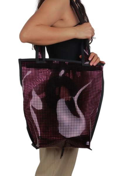 Omuz Askılı Şeffaf Kedi-Köpek Taşıma Çantası 41*39*14 cm 6 kg Rainbow Mor fiyatları