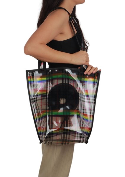 Omuz Askılı Şeffaf Kedi-Köpek Taşıma Çantası 41*39*14 cm 6 kg Rainbow Gökkuşağı fiyatları