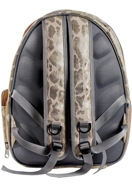 Snake Şeffaf Astronot Kedi Köpek Taşıma Çantası 42X22X33 cm Sarı