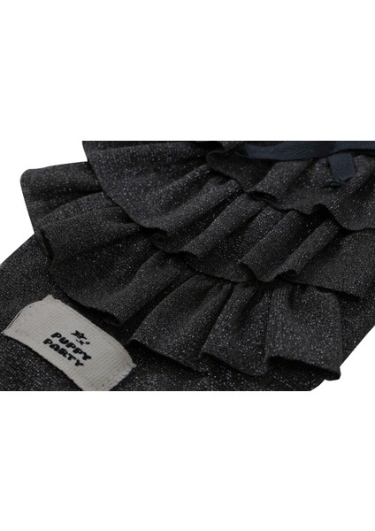 Kedi ve Köpek Elbisesi- Kısa Tüllü Siyah-Xl