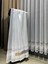 Taç Aplik Örme 1/3 Sık Pile Tül Perde Tek Kanat - Beyaz 100 x 270 cm 5