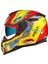 Sx.100 Gıgabot Kapalı Kask Kırmızı-sarı 1