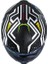 Sx.100 Enıgma Kapalı Kask Mat Siyah-beyaz 3