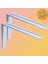 Raf Altı Raf Tutucu Ayak Ferforje Beyaz Klas 31.5 x 21.5 cm 2 Adet (No:4) 1