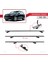 Volkswagen Touareg 2010-2015 Arası ile Uyumlu Basıc Model Ara Atkı Tavan Barı Gri 3 Adet 5