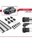 Toyota Hilux 2006-2016 Arası ile Uyumlu Ace-1 Ara Atkı Tavan Barı Gri 3 Adet Bar 5