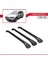 Volvo V50 Estate 2004-2012 Arası ile Uyumlu Ace-1 Ara Atkı Tavan Barı Siyah 3 Adet Bar 3