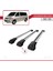 Volkswagen Multivan (T5) 2003-2015 Arası ile Uyumlu Ace-1 Ara Atkı Tavan Barı Gri 3 Adet Bar 4