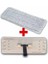 Tablet Mop Için Plastik Cırtlı Başlık+1 Adet Microfiber Yedek Set Tüm Tablet Moplara Uygun 1
